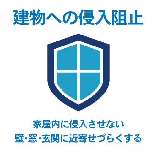 建物への侵入阻止